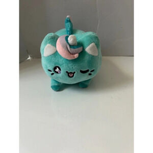 Moon Blossom Meowchi Plush Blue Cat Stuffed Animal Toy